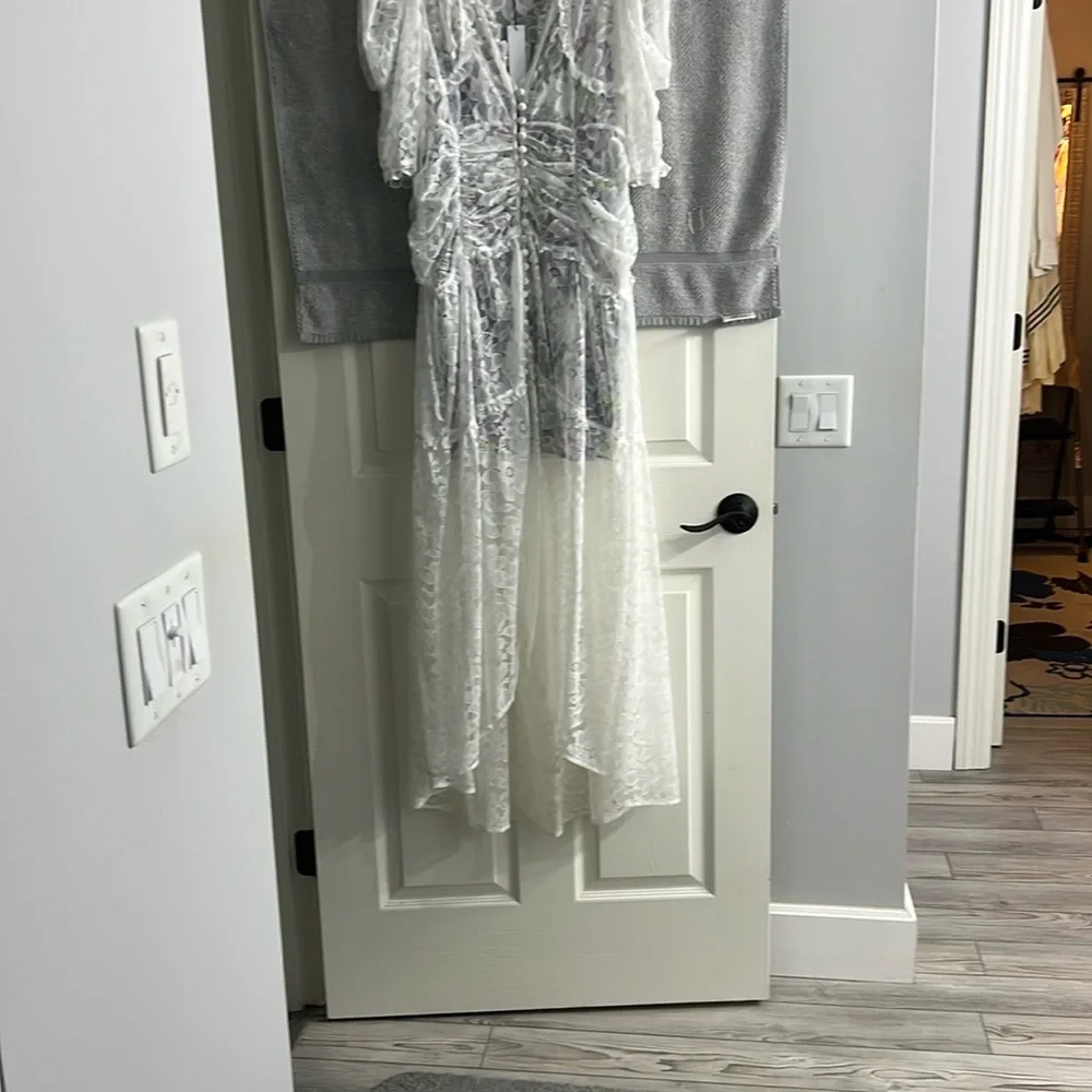 NWT Free People For Love & Lemons Lorette Lace Midi Dress - Picture 4 of 11